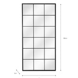 Fulbrook Leaning Mirror, Large - Black