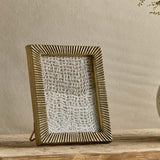 Ranoli Iron Etched Photo Frame 5 x 7 - Antique Brass