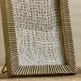 Ranoli Iron Etched Photo Frame 5 x 7 - Antique Brass