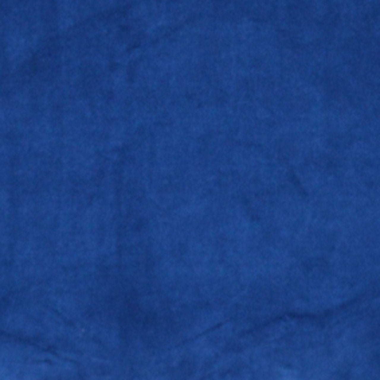 A close up photograph showing our royal blue velvet sample.