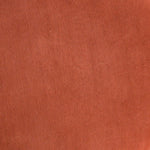A close up photograph showing our rust red velvet sample.