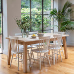 Hambledon Dining Table - Oak Wood, Natural Dining Tables Garden Trading