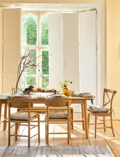Longworth Extension Dining Table - Oak Wood, Natural Dining Tables Garden Trading