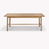 Longworth Extension Dining Table - Oak Wood, Natural Dining Tables Garden Trading