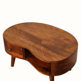 Haft Coffee Table, Small - Chestnut