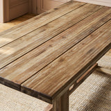 Chilford Solid Table & Bench Set - Acacia Wood, Natural, Small Dining Tables Garden Trading