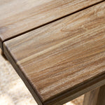 Chilford Solid Table & Bench Set - Acacia Wood, Natural, Small Dining Tables Garden Trading