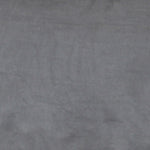 A close up photograph showing our stone grey velvet sample.