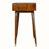 Sunrise Writing Desk - Gold/Chestnut