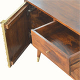 Sunrise Sideboard - Gold/Chestnut