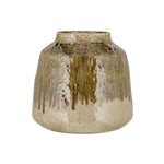 Melina Reactive Glaze Vase - Olive & Natural