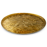 Oorja Round Tray - Brass