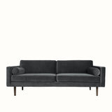 Broste Wind 2 Seater Sofa - Magnet Grey Velvet