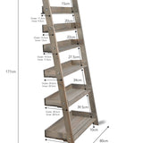 Aldsworth Shelf Ladder Wide, Large - Natural Shelves & Bookcases - Bokel Home