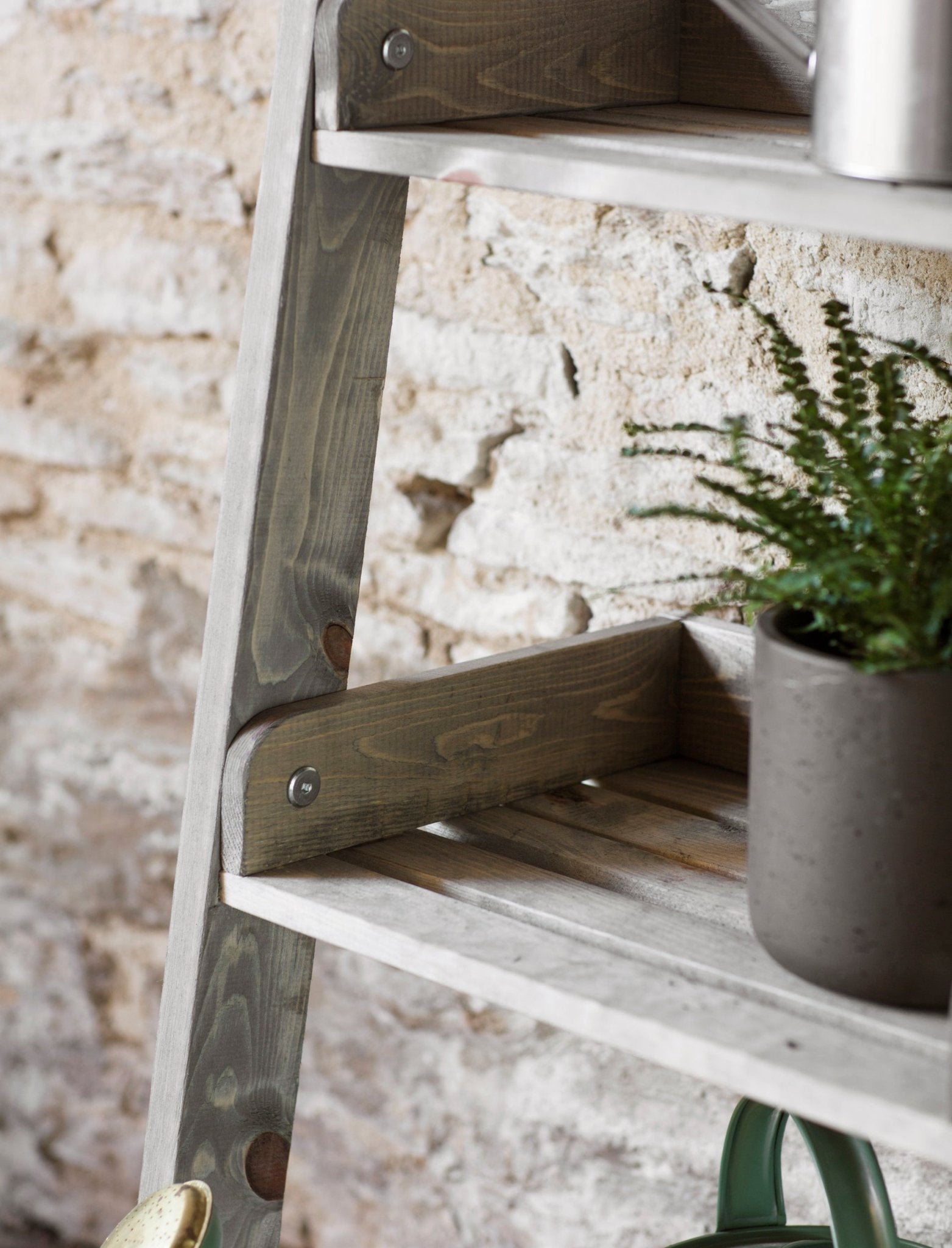 Aldsworth Shelf Ladder Wide, Small - Natural Shelves & Bookcases - Bokel Home