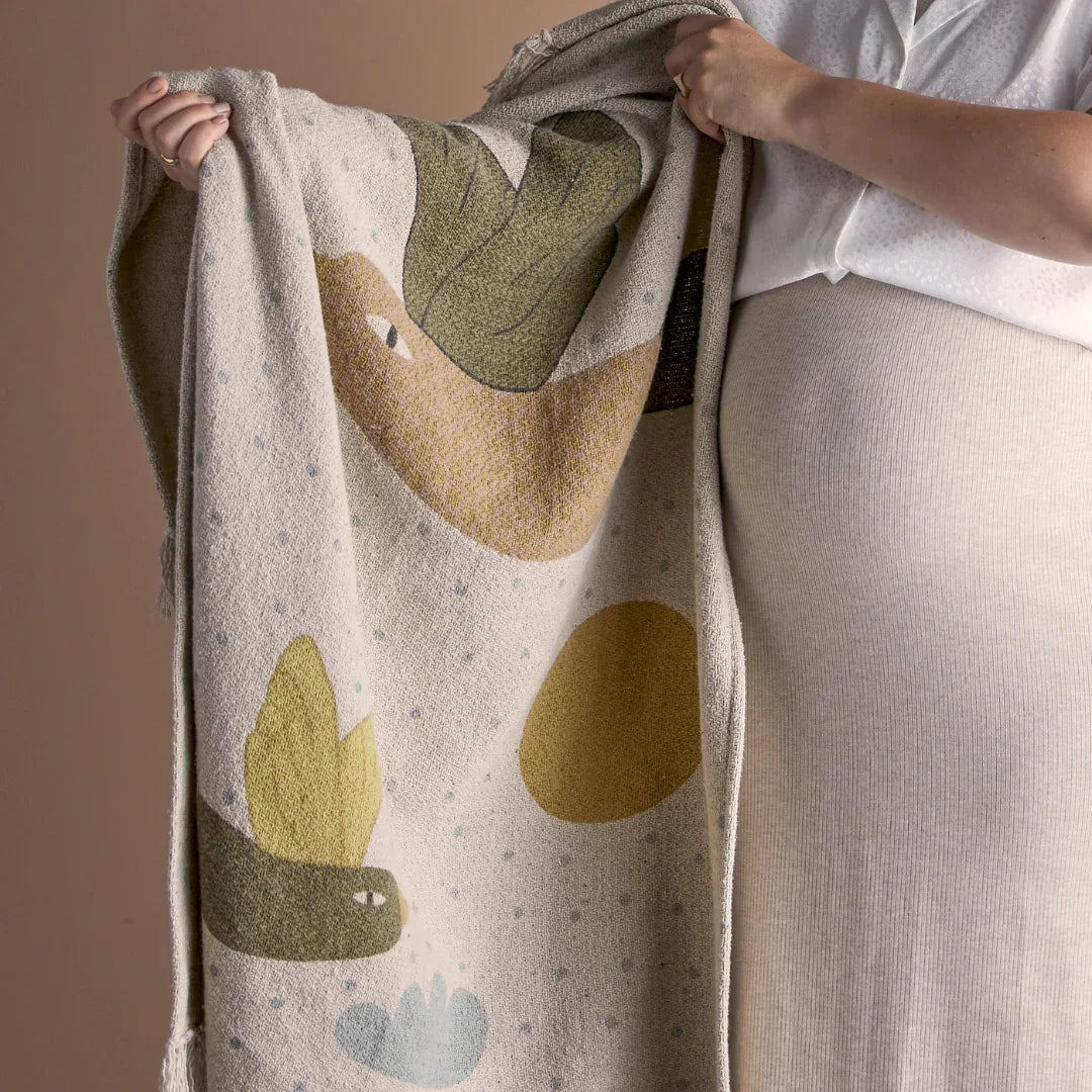 Alois Recycled Cotton Throw Throws - Bokel Home