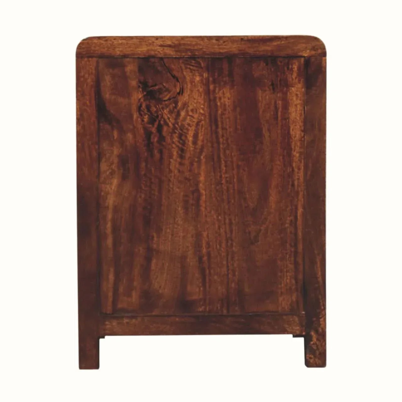 Arellano 3 Drawer Bedside Table - California Walnut Bedside Tables - Bokel Home