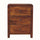 Arellano 3 Drawer Bedside Table - Chestnut Bedside Tables - Bokel Home
