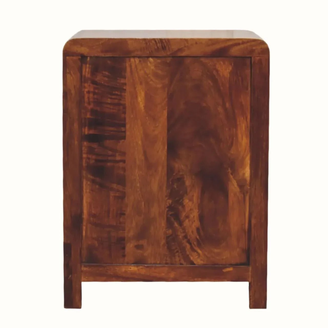Arellano 3 Drawer Bedside Table - Chestnut Bedside Tables - Bokel Home