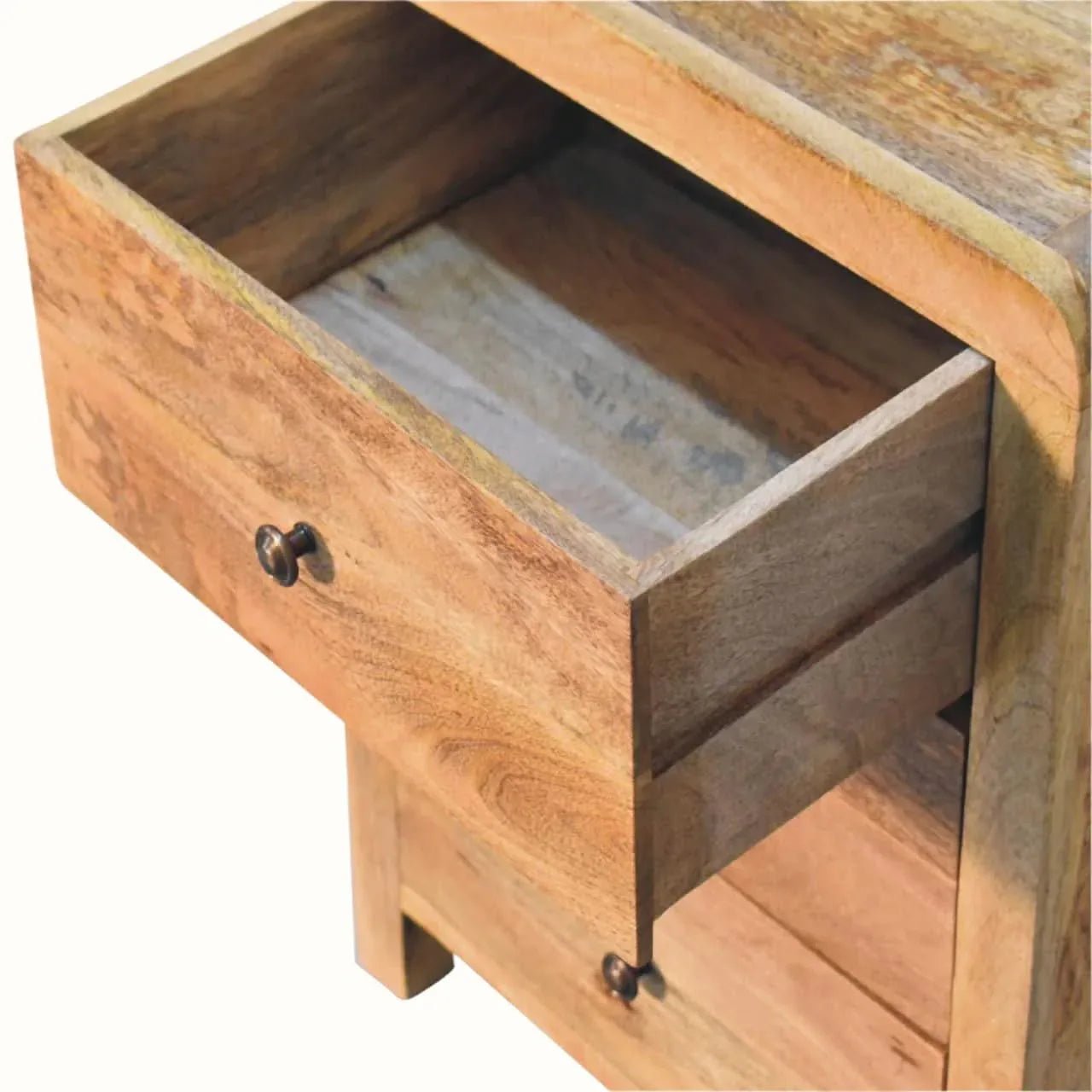 Arellano 3 Drawer Bedside Table - Natural Bedside Tables - Bokel Home