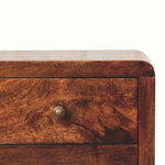 Arellano Bedside Table, Medium - California Walnut Bedside Tables - Bokel Home