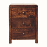 Arellano Bedside Table, Medium - California Walnut Bedside Tables - Bokel Home