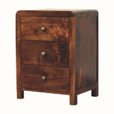 Arellano Bedside Table, Medium - California Walnut Bedside Tables - Bokel Home