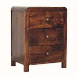 Arellano Bedside Table, Medium - California Walnut Bedside Tables - Bokel Home