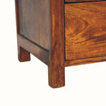 Arellano Bedside Table, Medium - Chestnut Bedside Tables - Bokel Home