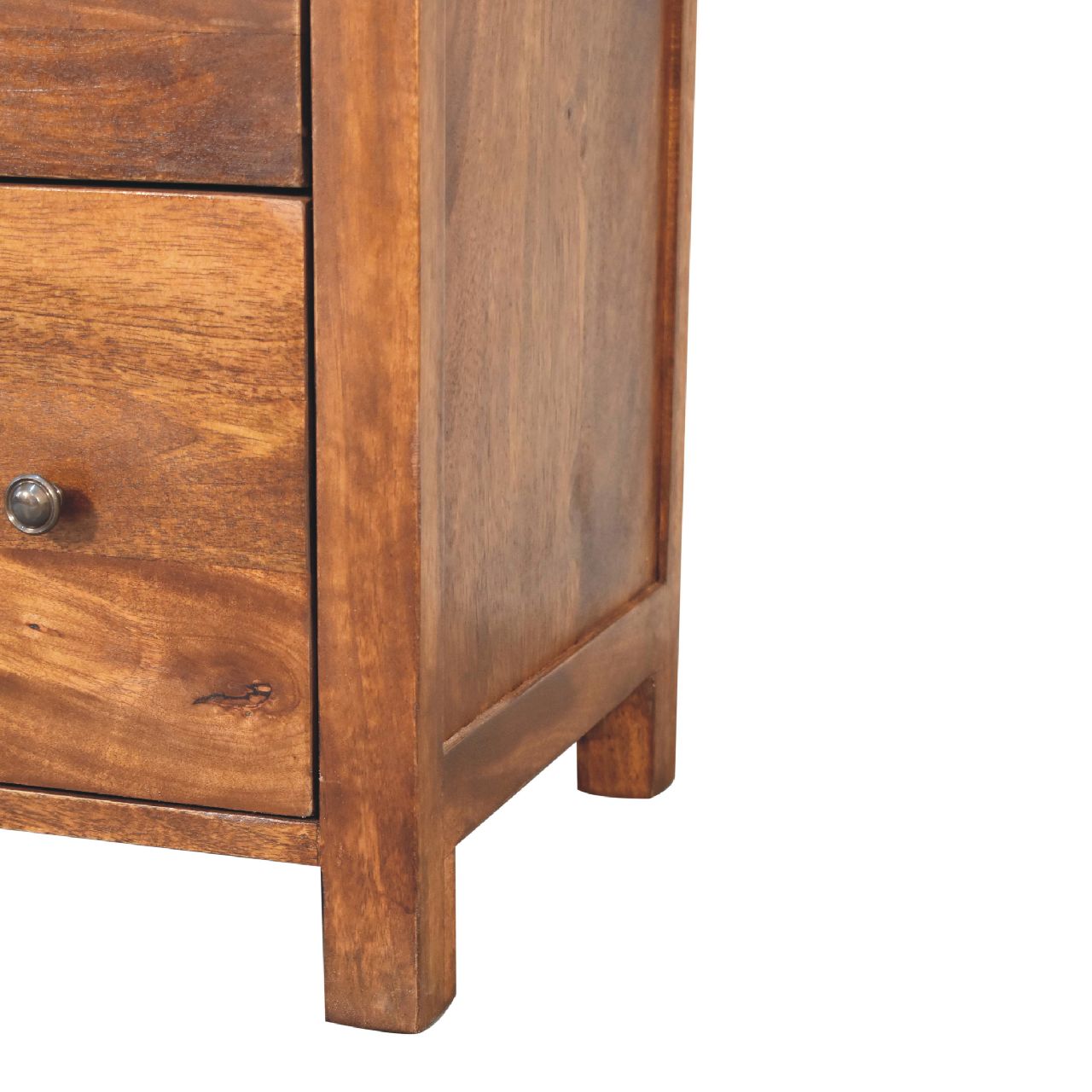 Arellano Chest of 3 Drawers, Medium- Chestnut Chest of Drawers - Bokel Home