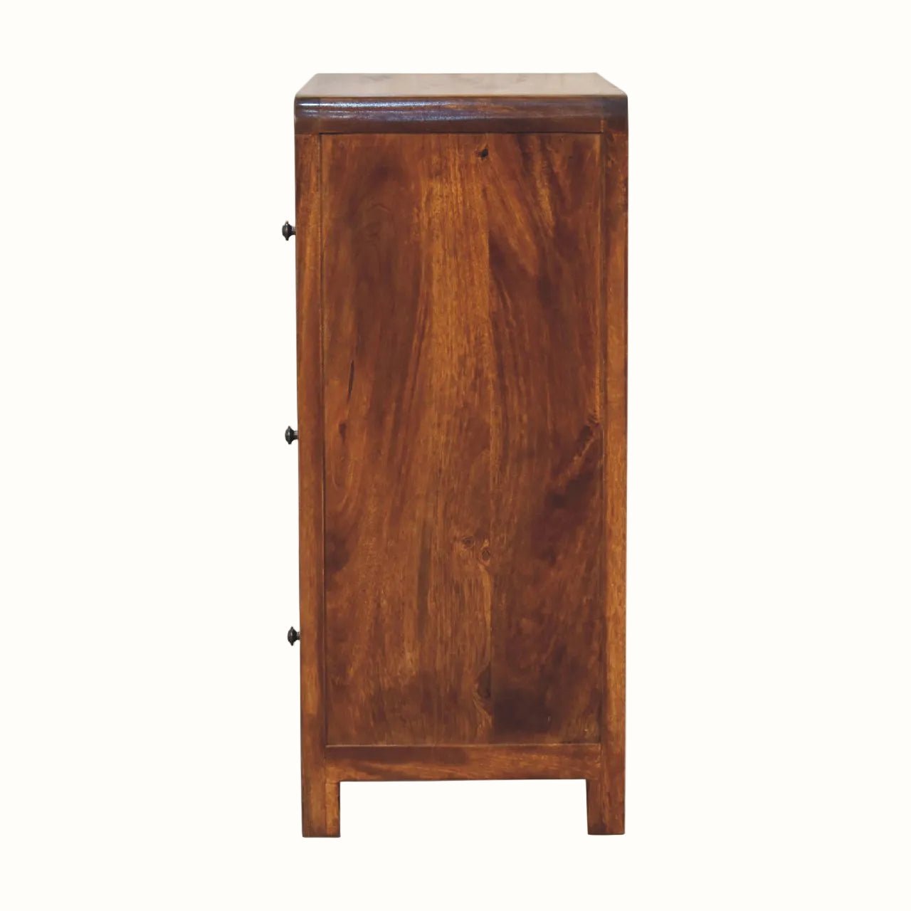 Arellano Chest of 3 Drawers, Medium- Chestnut Chest of Drawers - Bokel Home