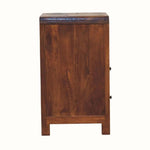 Arellano Open Bedside Table - Chestnut Bedside Tables - Bokel Home