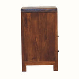Arellano Open Bedside Table - Chestnut Bedside Tables - Bokel Home