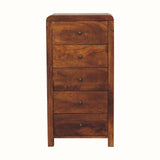 Arellano Tallboy - Chestnut Chest of Drawers - Bokel Home