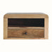 Arellano Wall Mounted Bedside Table, Medium - Natural Bedside Tables - Bokel Home