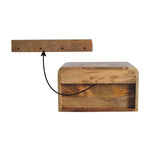 Arellano Wall Mounted Bedside Table, Medium - Natural Bedside Tables - Bokel Home