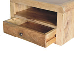 Arellano Wall Mounted Bedside Table, Medium - Natural Bedside Tables - Bokel Home
