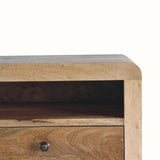 Arellano Wall Mounted Bedside Table, Medium - Natural Bedside Tables - Bokel Home