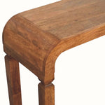 Aris Console Table, Medium - Amber Oak Console Tables - Bokel Home