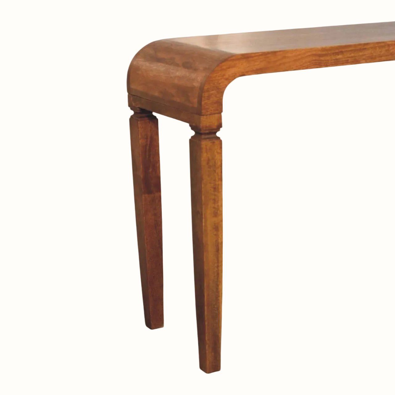 Aris Console Table, Medium - Amber Oak Console Tables - Bokel Home