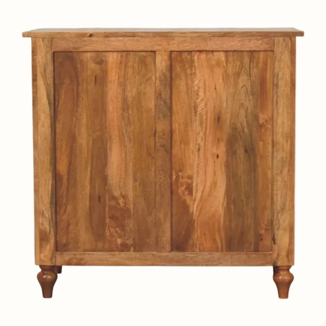 Arlen Spindle 3 Drawer Chest - Amber Oak Chest of Drawers - Bokel Home