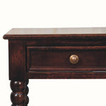 Arlen Spindle Bedside Table with 1 Drawer, Medium - Winewood Oak Bedside Tables - Bokel Home