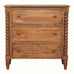 Arlen Spindle Chest of 3 Drawers - Amber Oak
