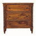 Arlen Spindle Chest of 3 Drawers - Chestnut Chest of Drawers - Bokel Home