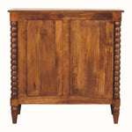 Arlen Spindle Chest of 3 Drawers - Chestnut Chest of Drawers - Bokel Home