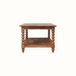 Arlen Spindle Coffee Table, Large - Golden Teak Coffee Tables - Bokel Home