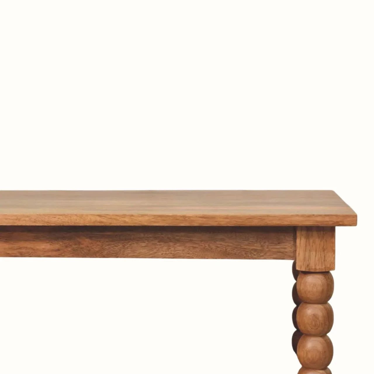Arlen Spindle Coffee Table, Large - Golden Teak Coffee Tables - Bokel Home