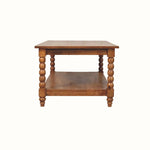 Arlen Spindle Coffee Table, Medium - Amber Oak Coffee Tables - Bokel Home