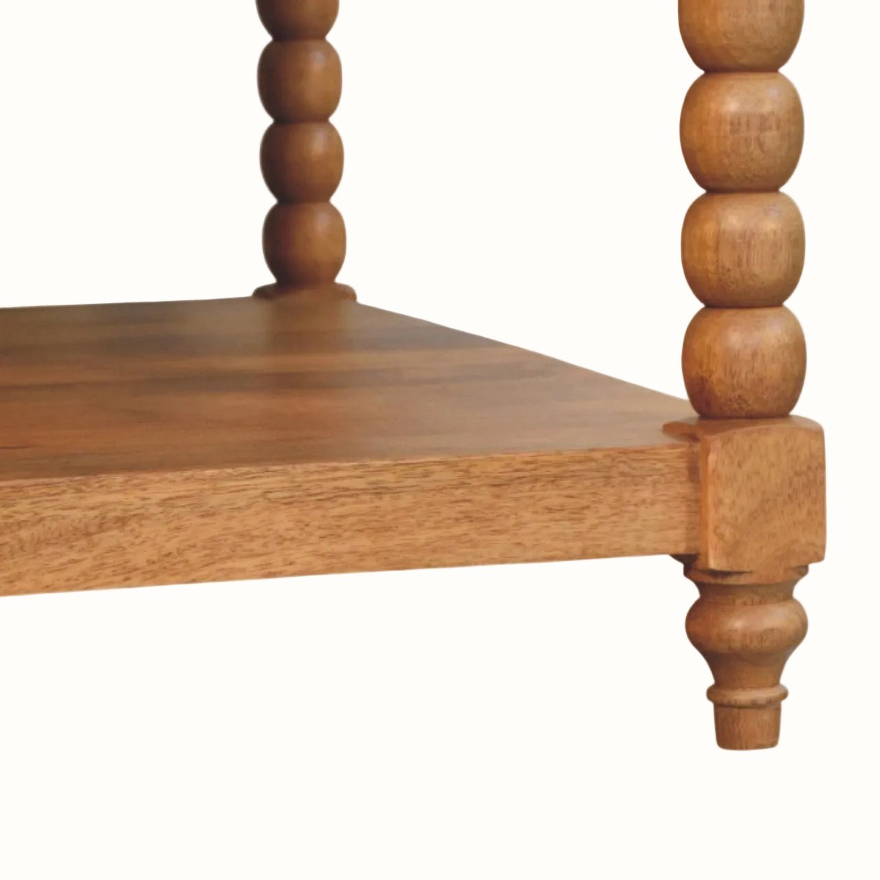 Arlen Spindle Coffee Table, Medium - Golden Teak Coffee Tables - Bokel Home