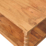 Arlen Spindle Coffee Table, Medium - Golden Teak Coffee Tables - Bokel Home